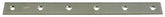 National Hardware N220-335 Mending Brace, 12 in L, 1-1/8 in W, Steel, Zinc, Screw Mounting